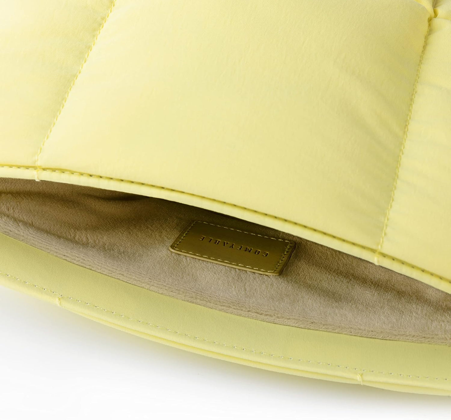 Comfyable Puffy Laptop Sleeve 13 Inch 14 Inch, Quilted Puffer Laptop Carrying Case, Pillow Case Compatible with MacBook Air M4 2025 M3 M2 M1, MacBook Pro M4 Pro/Max, Yellow