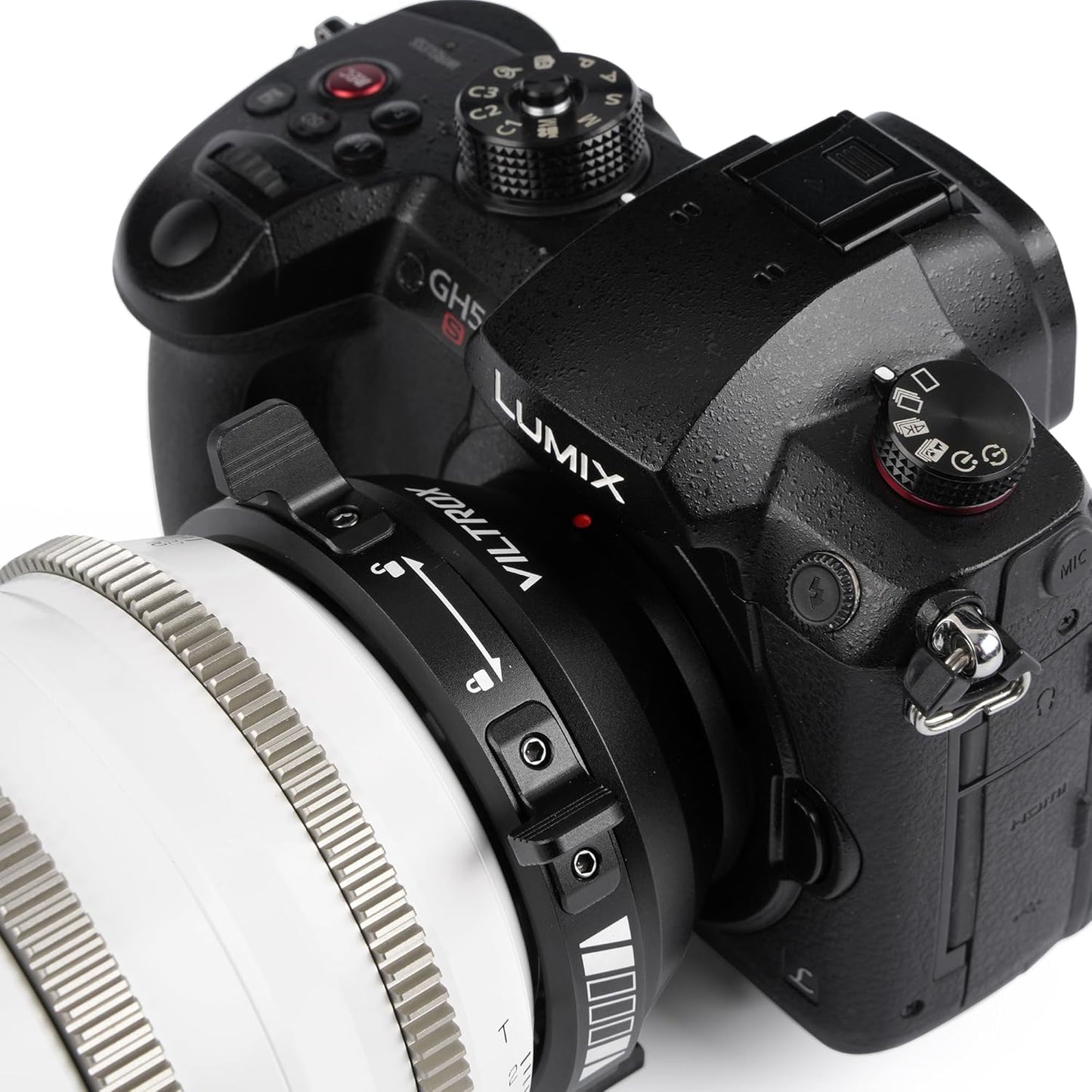 VILTROX PL-M43 Lens Mount Adapter Manual Focus Lens Converter with Rotary Lock Compatible with PL Lens to M43 Series Mount Cameras Panasonic GH5,G1,GH1,GH4/Olympus EP1,EP2,EM1,EM