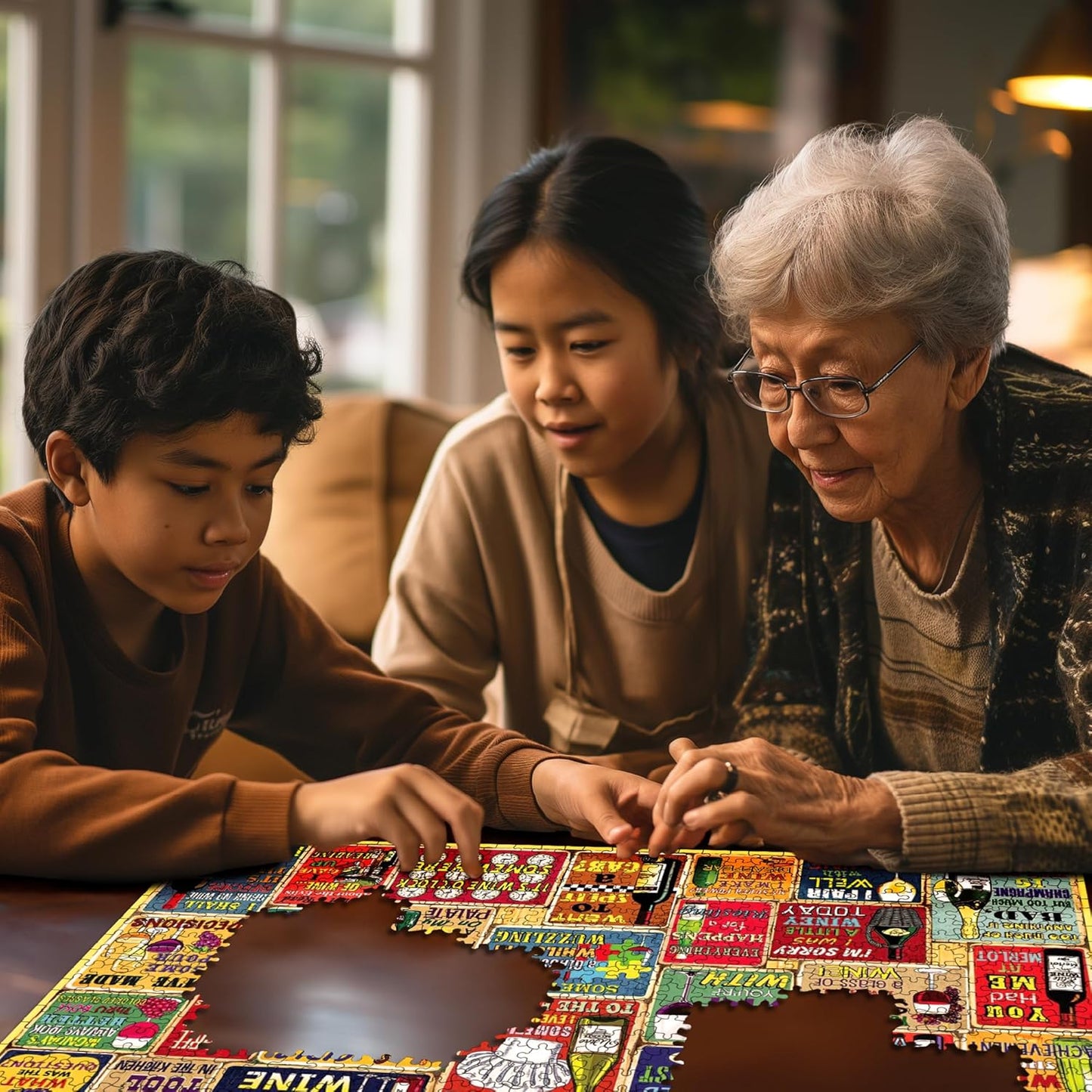 White Mountain Puzzles - I Love Wine - 1000 Piece Jigsaw Puzzle