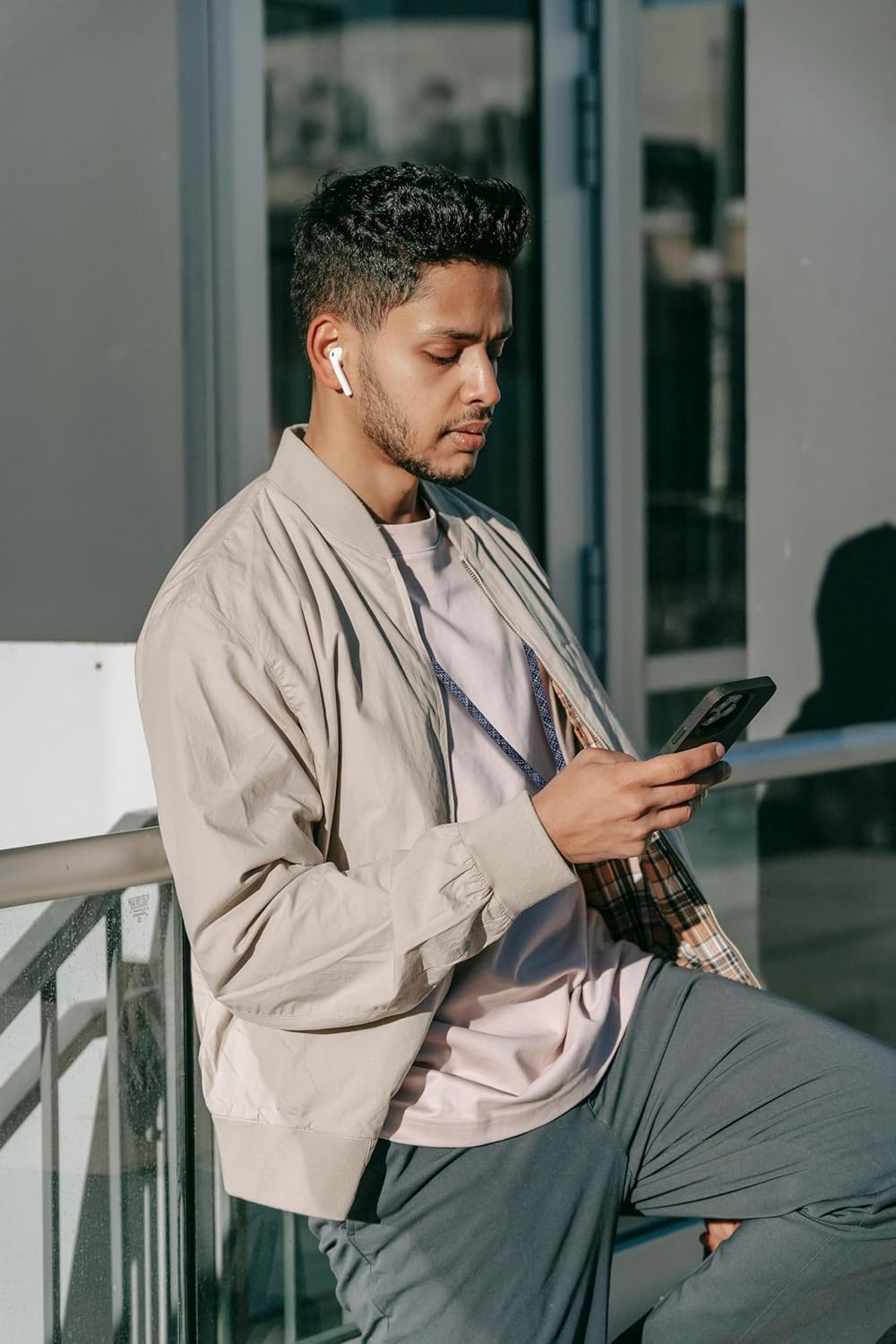 Adjustable Cell Phone Lanyard Crossbody Smartphone Strap Soft Rope Phone Lanyard for Around the Neck Holder (Camo Blue)