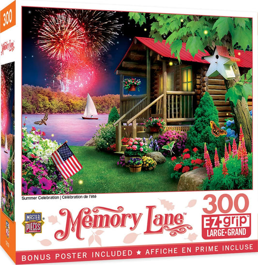 Masterpieces 300 Piece EZ Grip Jigsaw Puzzle - Summer Celebration - 18"x24"