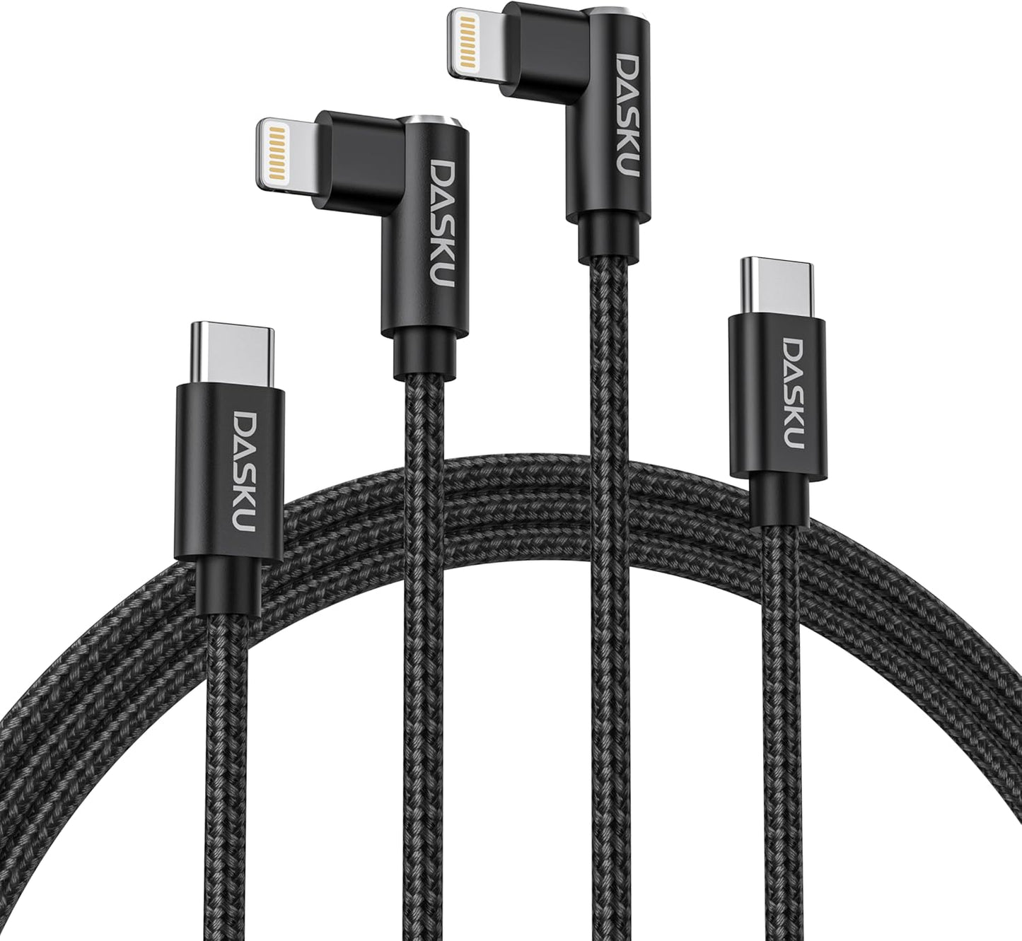 iPhone 14 13 Charger Cable 3FT, 90 Degree USB C to Lightning Cable Fast Nylon Braided Fast Charger Nylon Braided 20W Charging Data Sync Cord Compatible with iPhone 14/13/Pro/12/Max/11/XS/XR/8/Plus