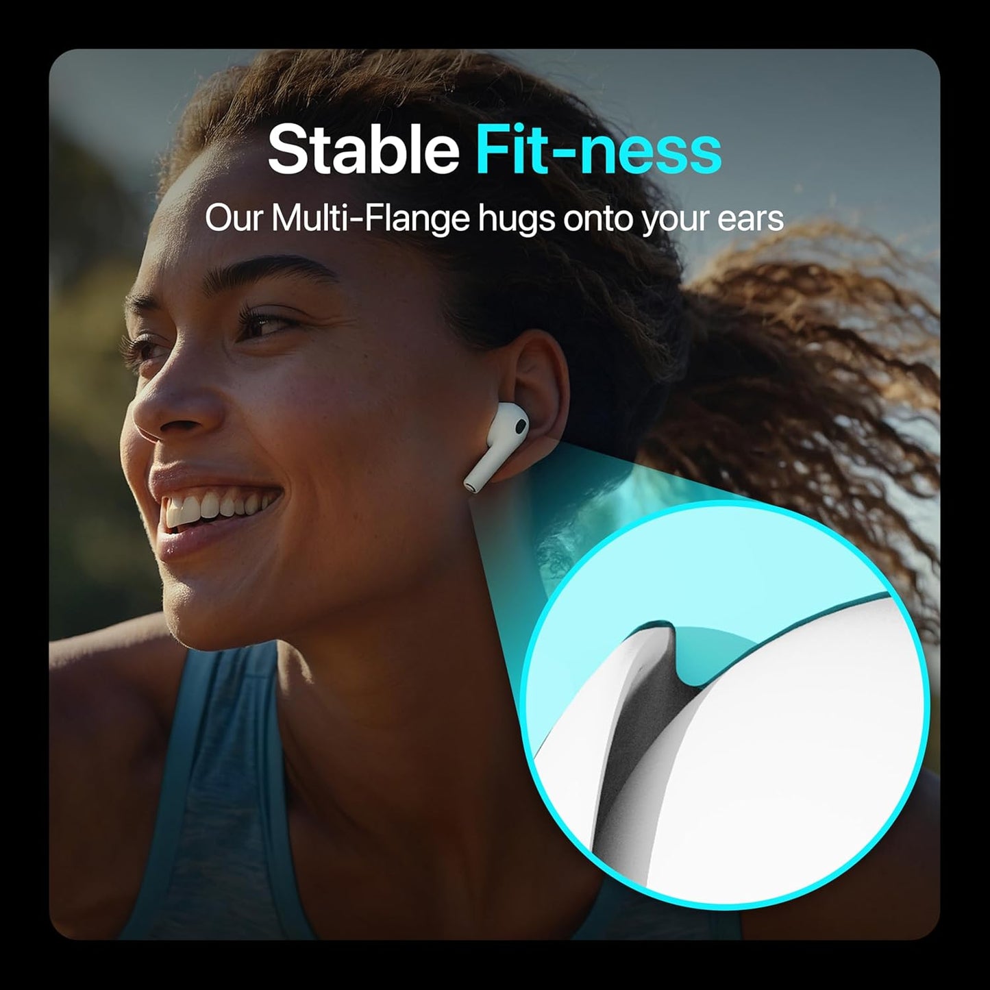 Premium Multi-Flange Eartips for AirPods Pro 1&2 (Small) – Always Fits, Never Slips