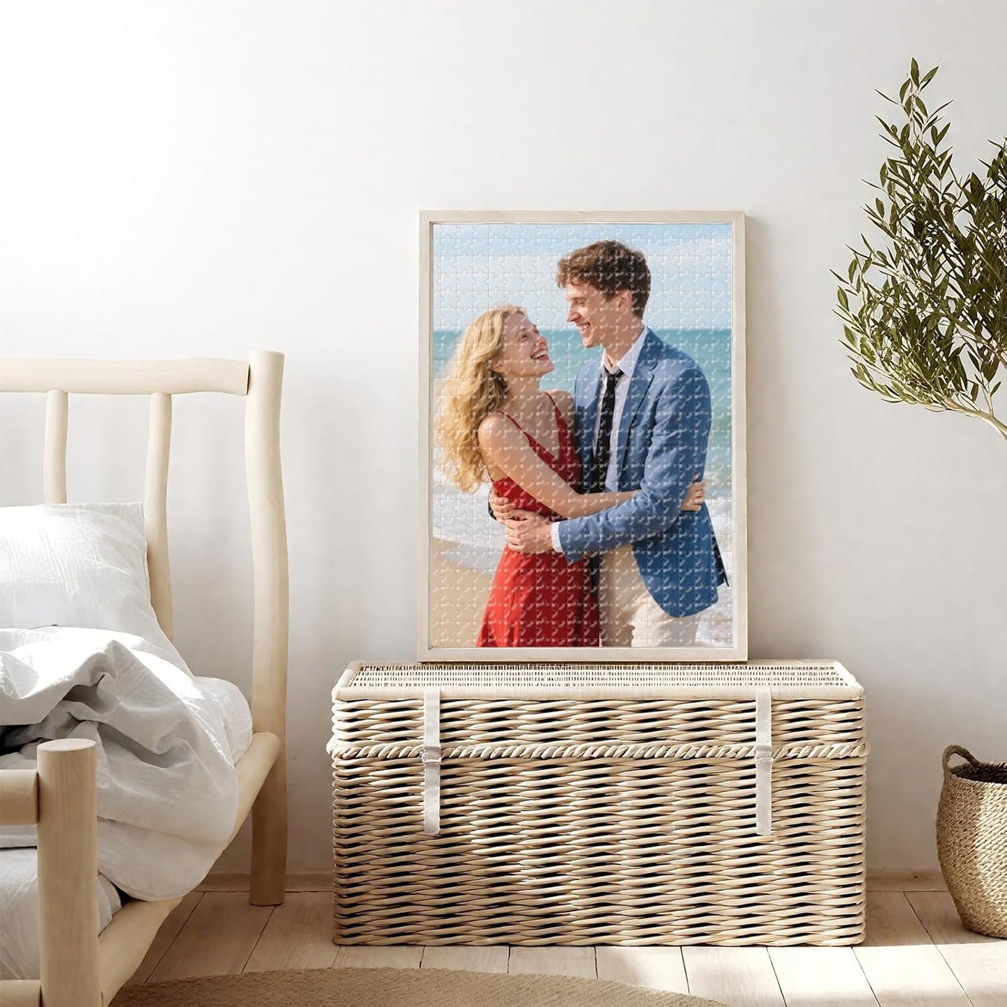 Custom Photo Puzzle – Personalized 500‑Piece Jigsaw Puzzle from Your Photos – Unique Custom Gift for Adults, Families, Weddings, Couples, Anniversaries, and Cartoons(500-vertical)