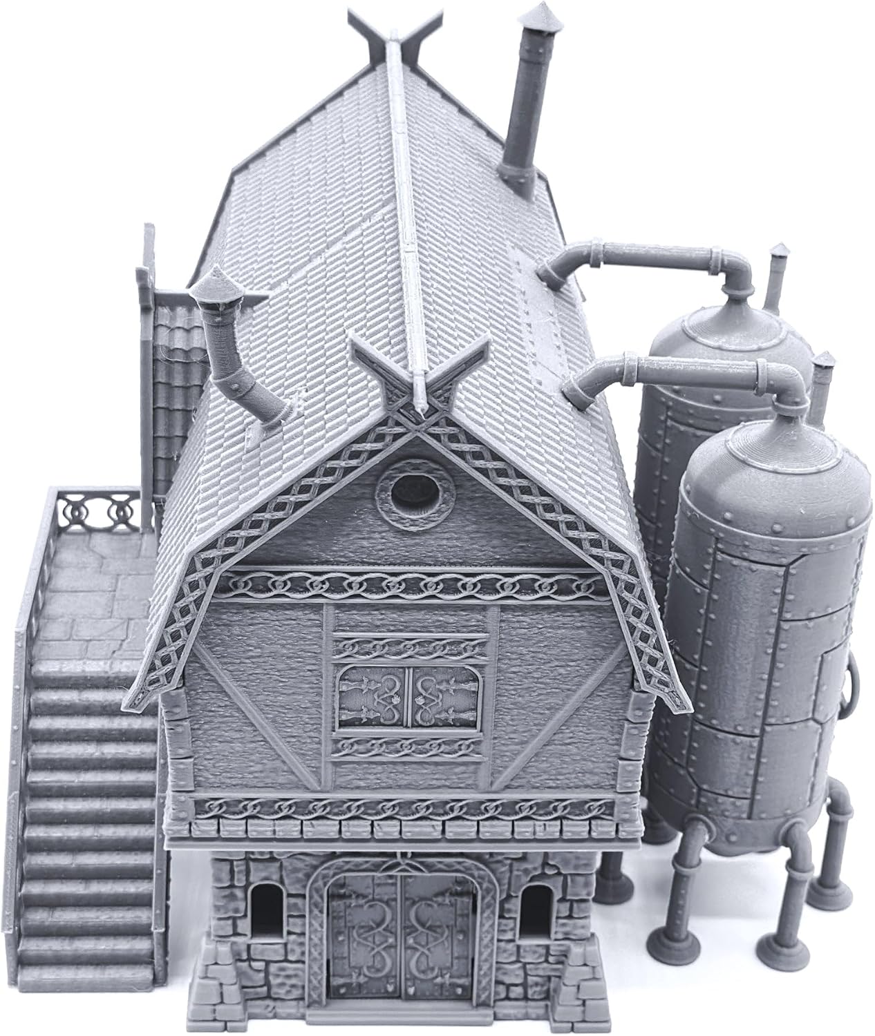EnderToys The Brewhouse by Printable Scenery, 3D Printed Tabletop RPG Scenery and Wargame Terrain 28mm Miniatures