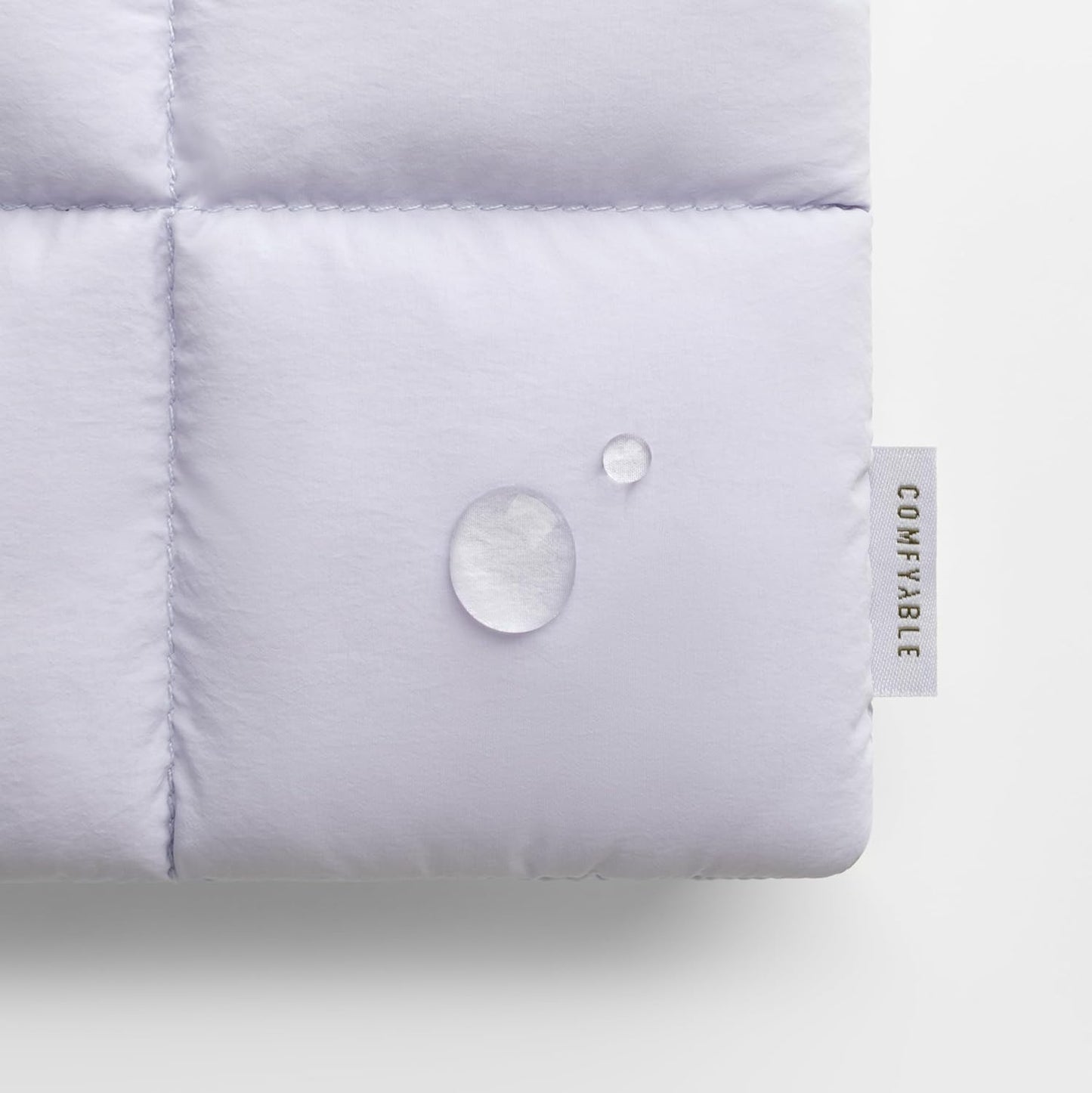 Comfyable Puffy Laptop Sleeve 15 Inch 16 Inch, Quilted Puffer Laptop Carrying Case, Pillow Pouch Compatible for MacBook Air 15 in M4 2025 & MacBook Pro 16 in M4 2024, Lavender