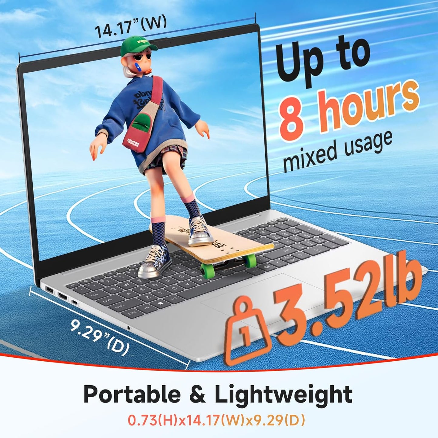 HP 2025 15.6" Touchscreen Laptop Computer, Intel Core i3-1315U(Up to 4.5GHz), 64GB RAM, 2TB SSD, Windows 11 Pro, Copilot AI, HD Display, Wi-Fi 6, Bluetooth 5.3, w/Accessories for Business & Student