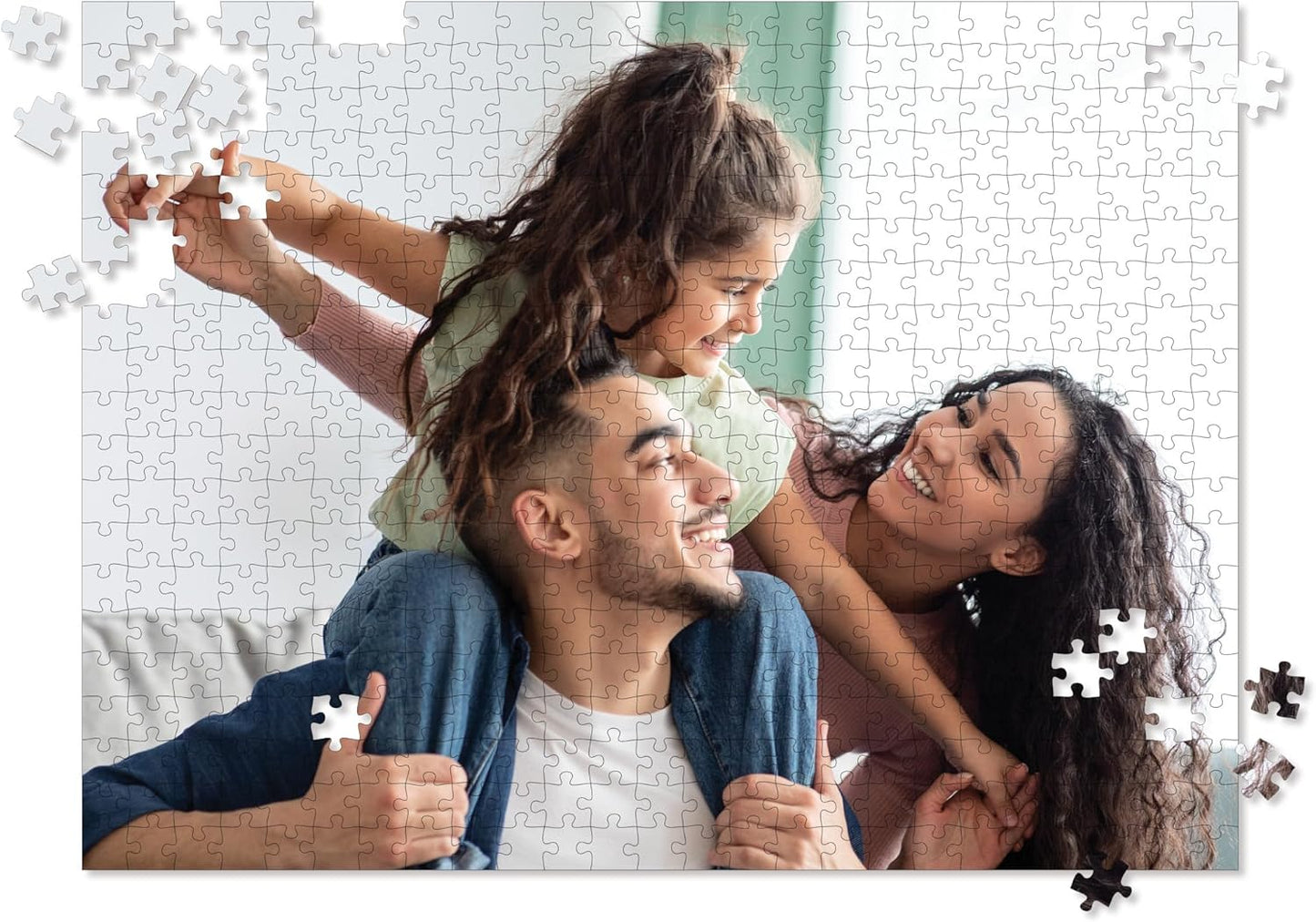 Photo Puzzle, Pet, Wedding, Family Reunion Puzzle - 500 Piece, Custom Jigsaw Puzzle for Adults (Horizontal/Landscape) - I See Me!