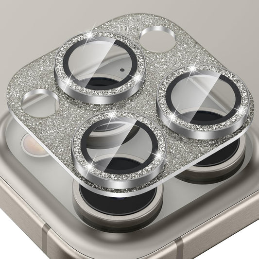 Tensea for iPhone 16 Pro/iPhone 16 Pro Max/iPhone 15 Pro/iPhone 15 Pro Max Camera Lens Protector, Metal Aluminum Alloy Tempered Glass Cover Camera Screen Protector Accessories, Case Friendly