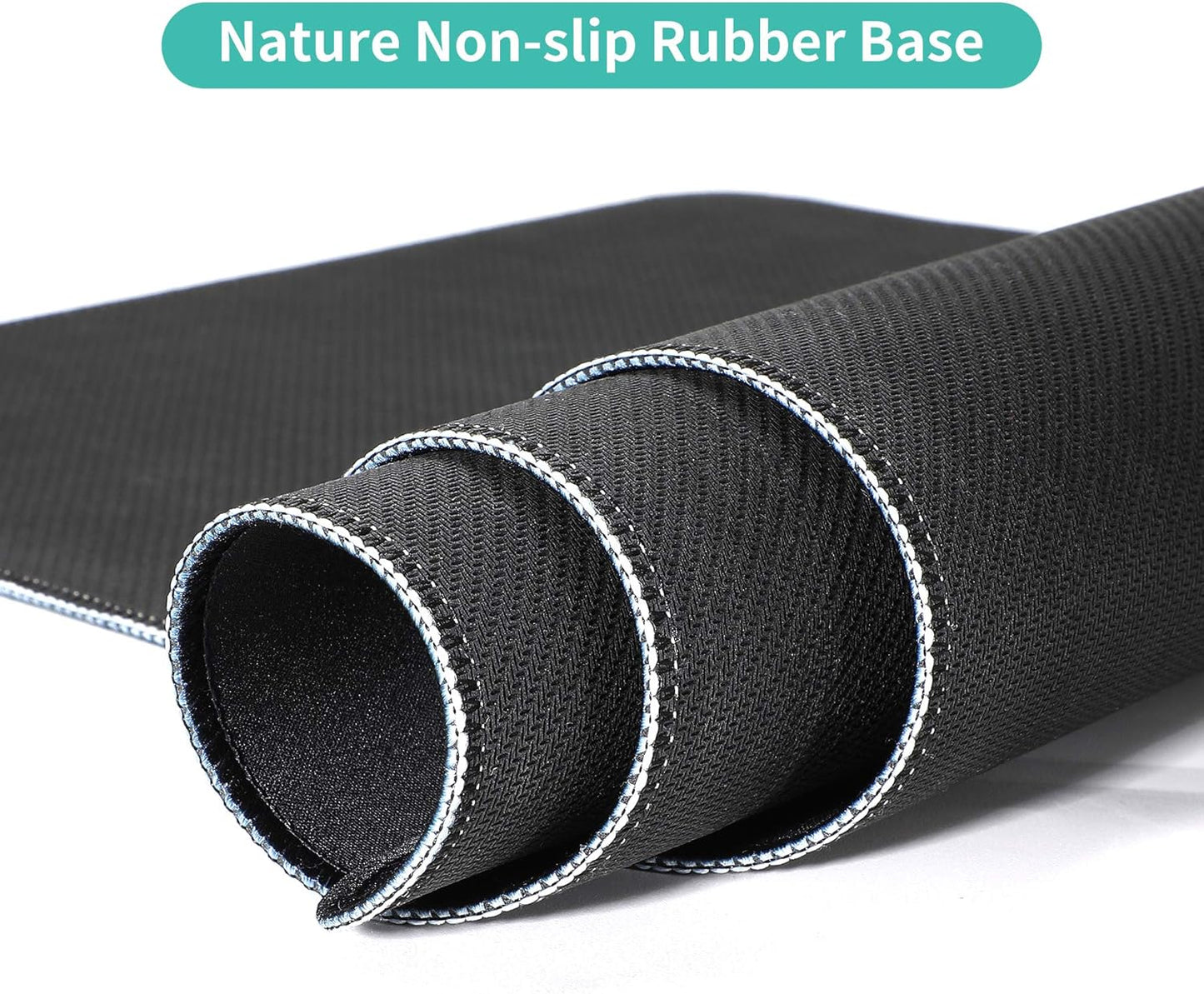 Dynippy Thin Extended Gaming Mouse Pad （31.5 * 11.8 * 0.08 inch） with Stitched Edges Large Mousepad Long XXL Keyboard and Mouse pad Desk Mat for Gaming Office & Home - Almond Blossom