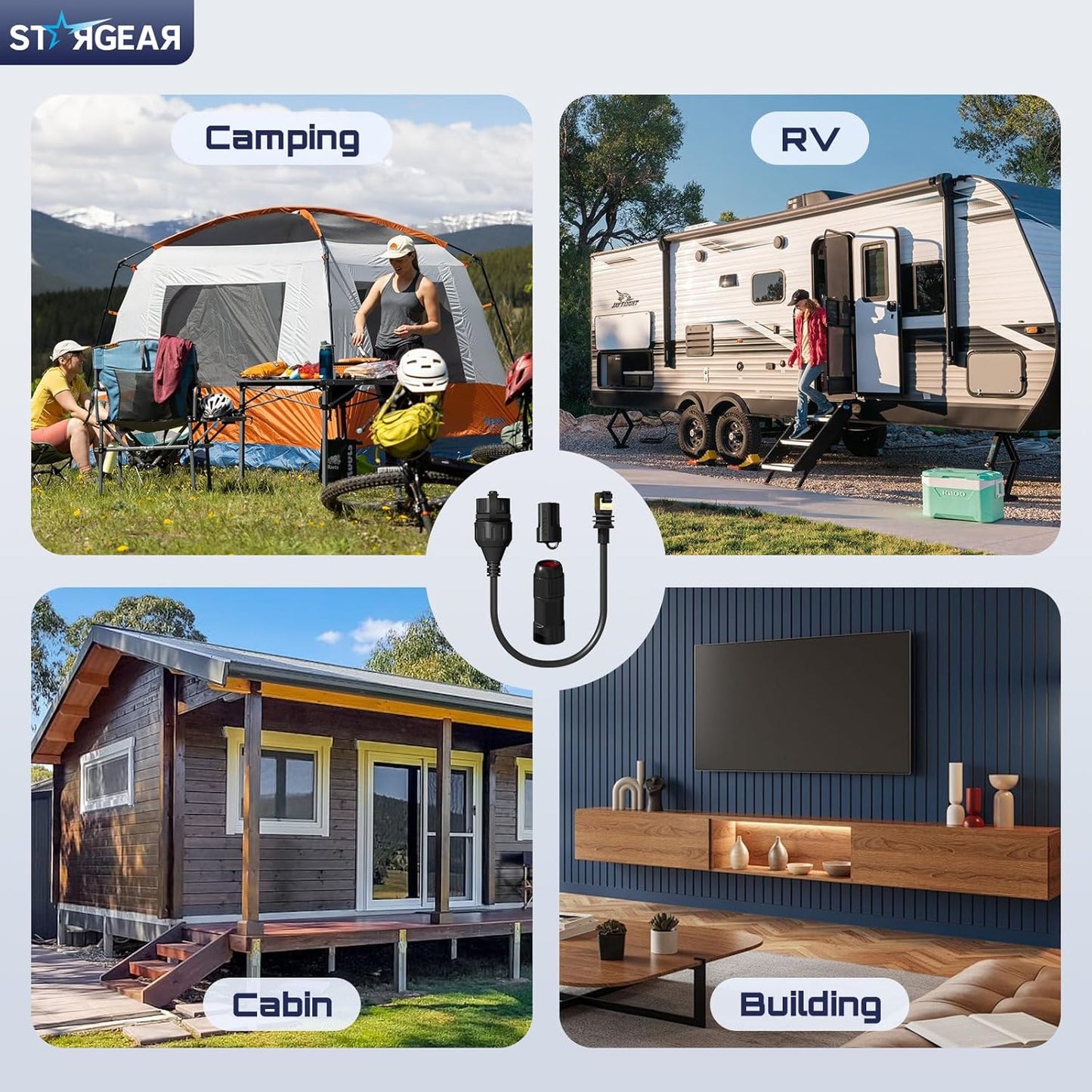 Starlink Ethernet Adapter for Gen 3/Mini, Waterproof Starlink Cable RJ45 Coupler Starlink Mini Ethernet Cable Extension