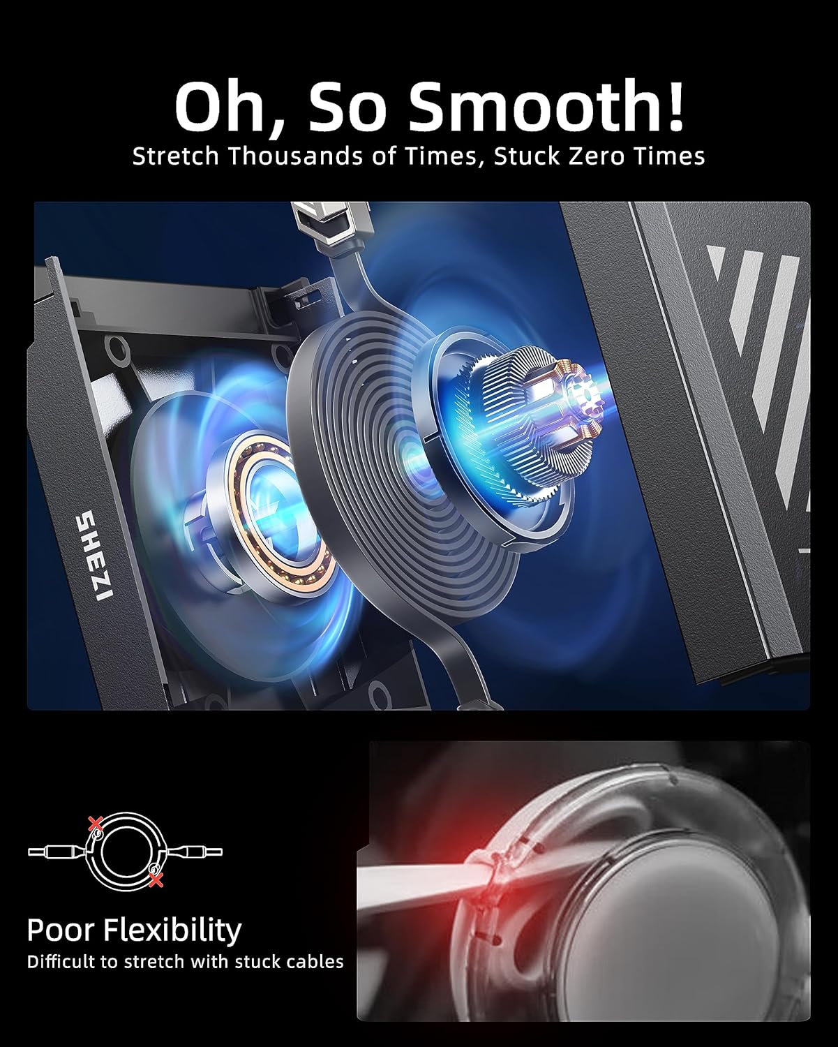 [ Retractable] 4-in-1 Compatible with USB C to Lightning Cable, 60W High-Speed Charging & Fast Data Transfer,CarPlay & Android Auto Support Multi Charger Cord Combo for iPhone/Samsung/iPad,3FT