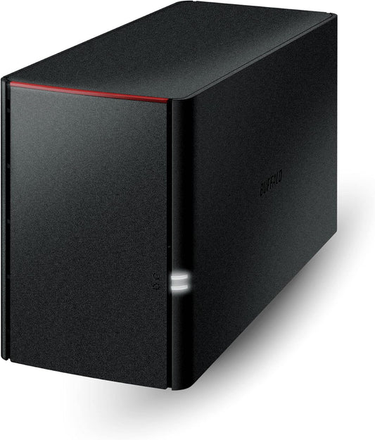BUFFALO LinkStation SoHo 220 2-Bay Personal Cloud Office NAS 4TB (2x2TB) with Hard Drives Included