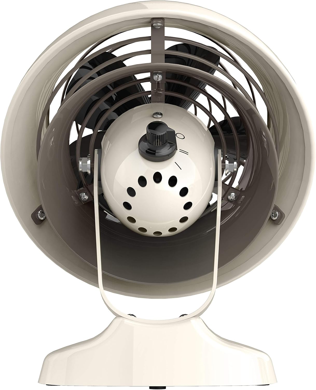 Vornado VFAN Mini Classic Personal Vintage Air Circulator Fan, Vintage White- Classic Base, Small (Pack of 3)