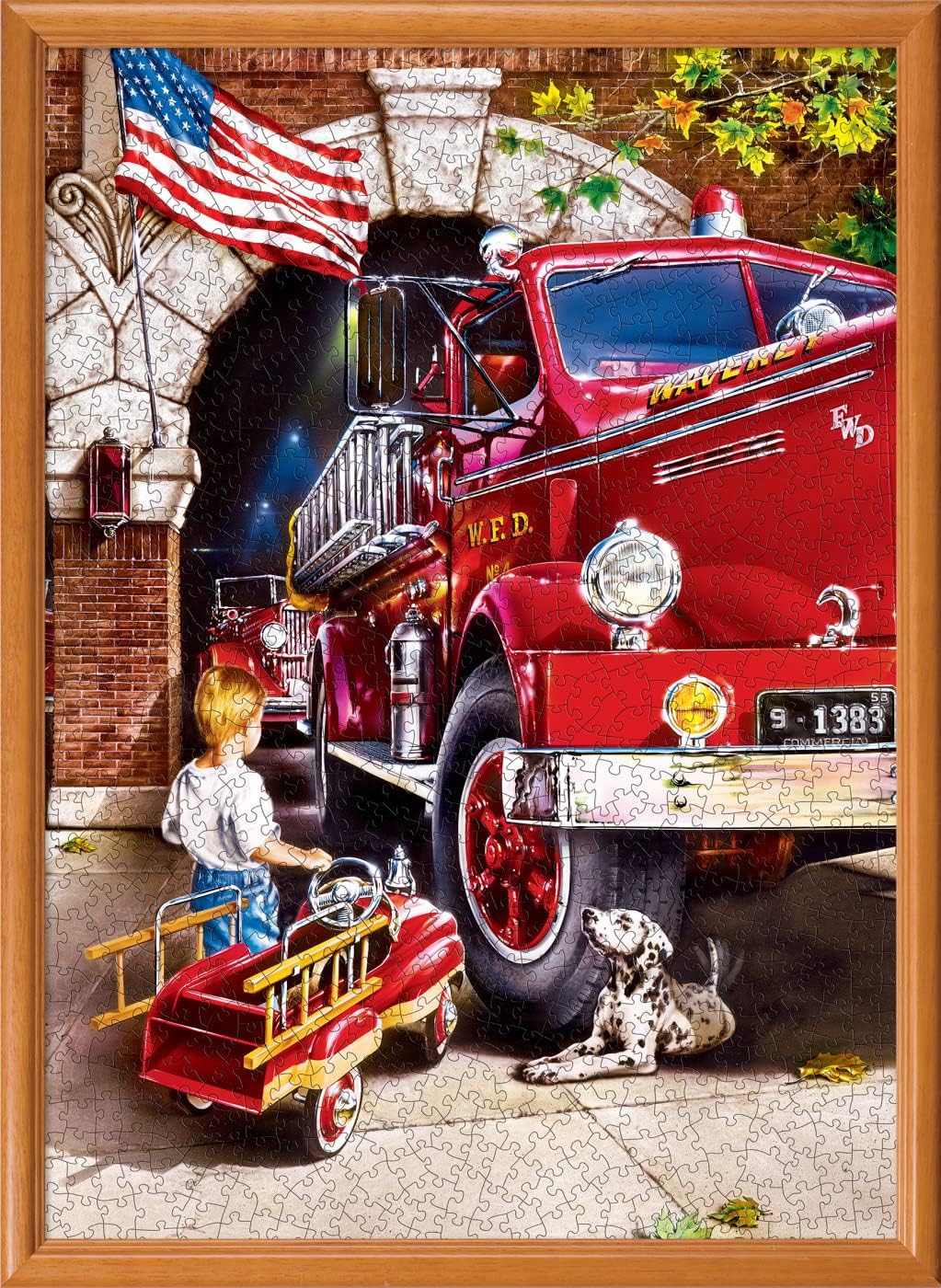 Masterpieces 1000 Piece Jigsaw Puzzle for Adults, Family, Or Kids - Firehouse Dreams - 19.25"x26.75"