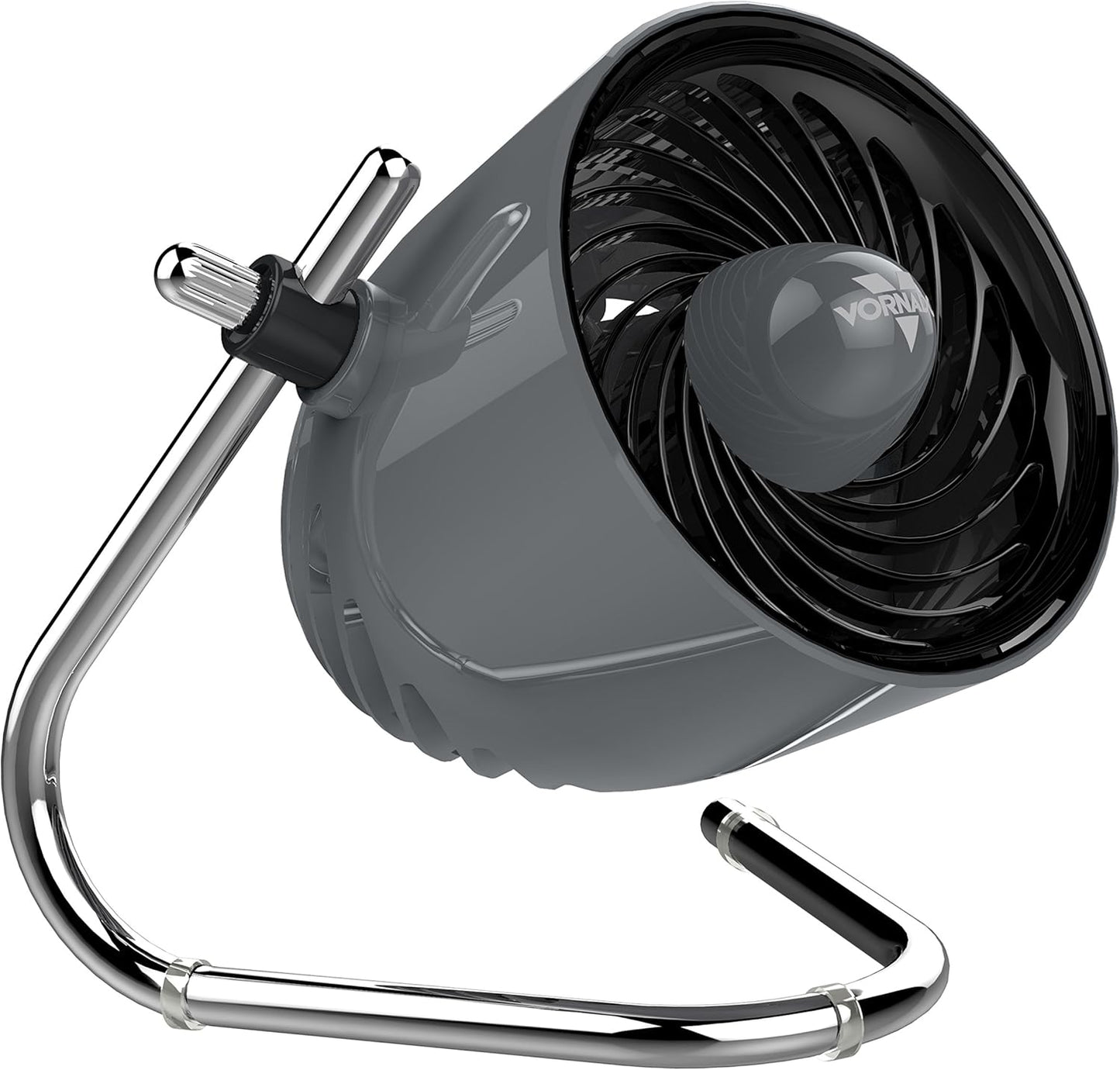 Vornado Pivot Personal Air Circulator Fan, 6-inch, Quiet Portable Travel Fan, 3 Speeds, Storm Gray