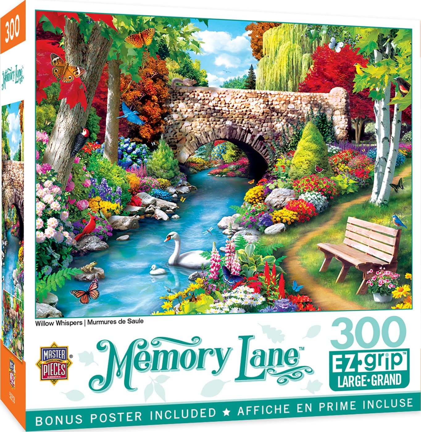 Masterpieces 300 Piece EZ Grip Jigsaw Puzzle - Willow Whispers - 18"x24"