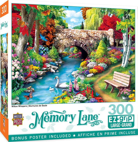 Masterpieces 300 Piece EZ Grip Jigsaw Puzzle - Willow Whispers - 18"x24"