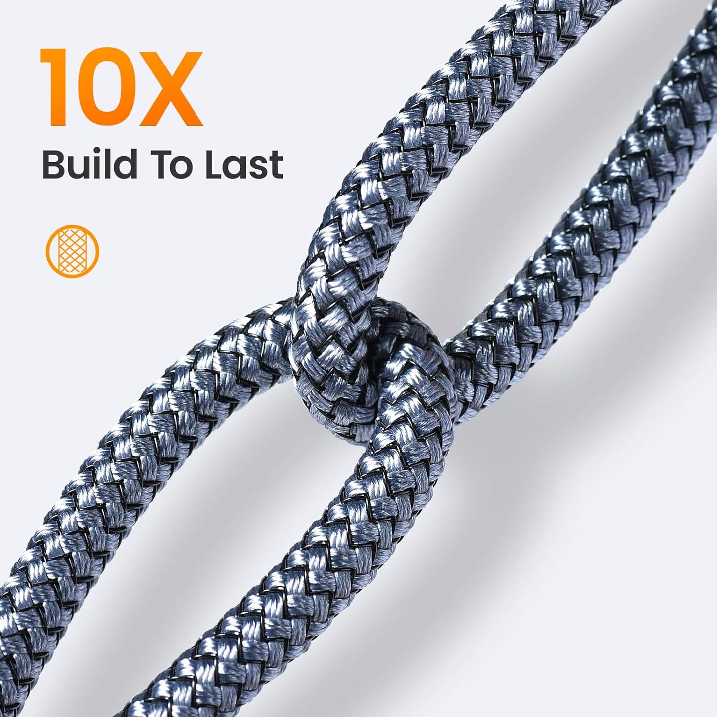 AINOPE 2-Pack USB to USB C Cable 3.1A Fast Charge, [3.3FT+10FT] Right Angle Type C Charging Cable, Durable Nylon Braided USB C Cable Fast Charge Compatible Galaxy S10 S9 S8 Plus S21, LG V30,V20,G6