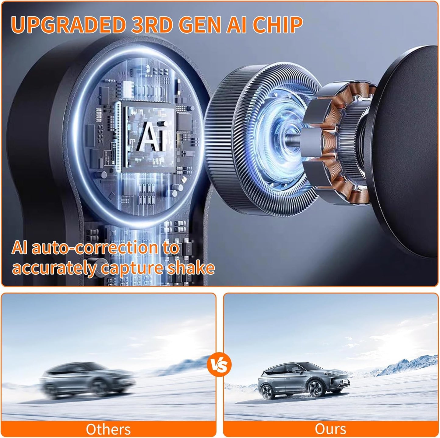 78.7" Selfie Stick Tripod for iPhone/Android, Auto Face Tracking Tripods with Light, Upgrade Strong Gimbal Stabilizer 360 Rotation with Remote for Content Creator Vlog Live StreamIing Video Record