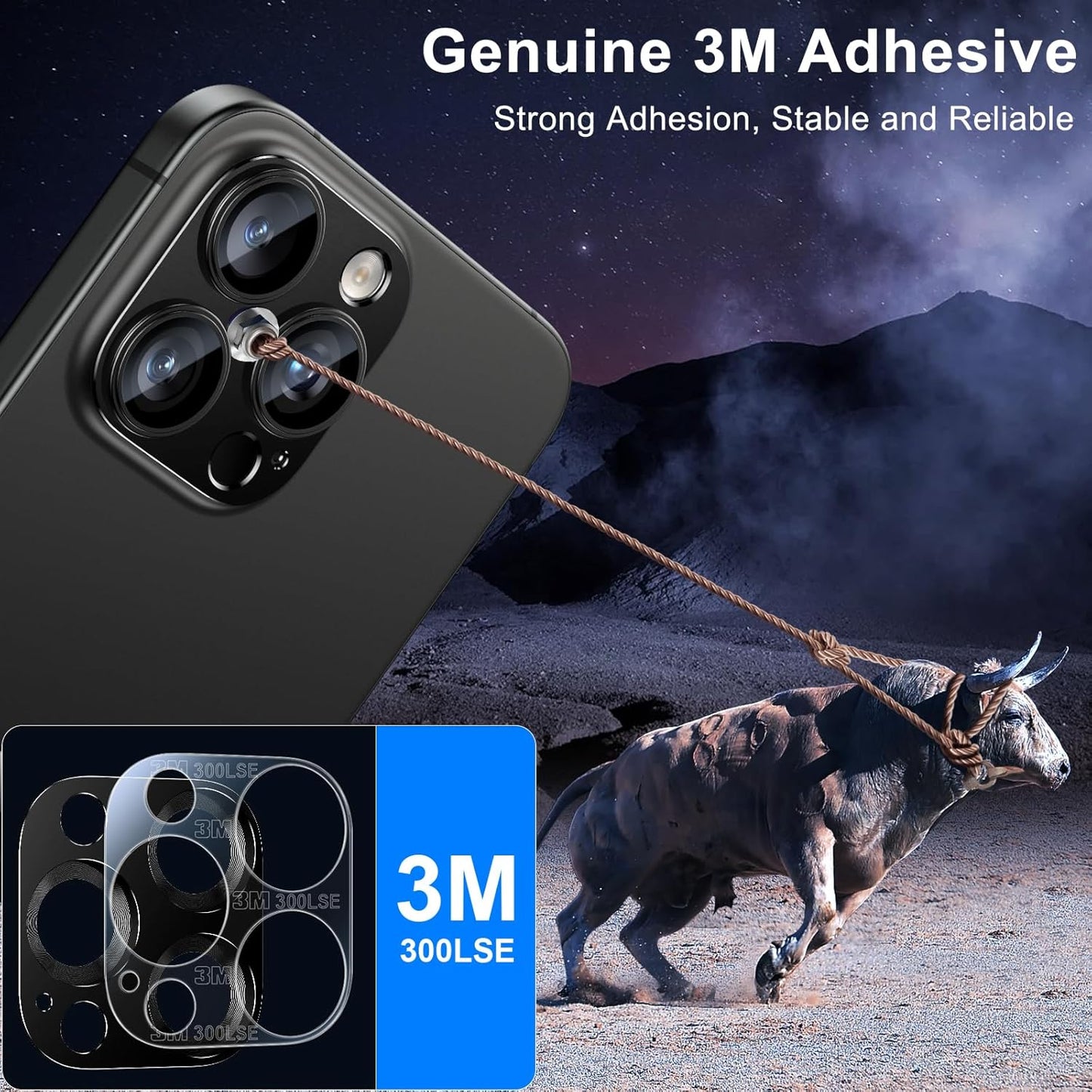 Esanik Upgrade 2 Pack for iPhone 16 Pro/iPhone 16 Pro Max Camera Lens Protector, Aluminum Alloy Metal matte Case Tempered Glass Camera Screen Cover, Scratch Resistant Case Friendly (Black Titanium)