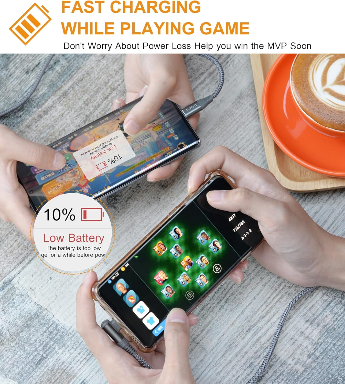 USB C Cable Right Angle [2-Pack, 1.5FT+1.5FT], USB Type C iPhone 16 Charger Cable Nylon Braided Cord for iPhone 15 16 Pro Max Plus Samsung Galaxy S25 S24 S23 S22 S21 S10 S9 S8 Note 20 10 9 8,Moto,PS5