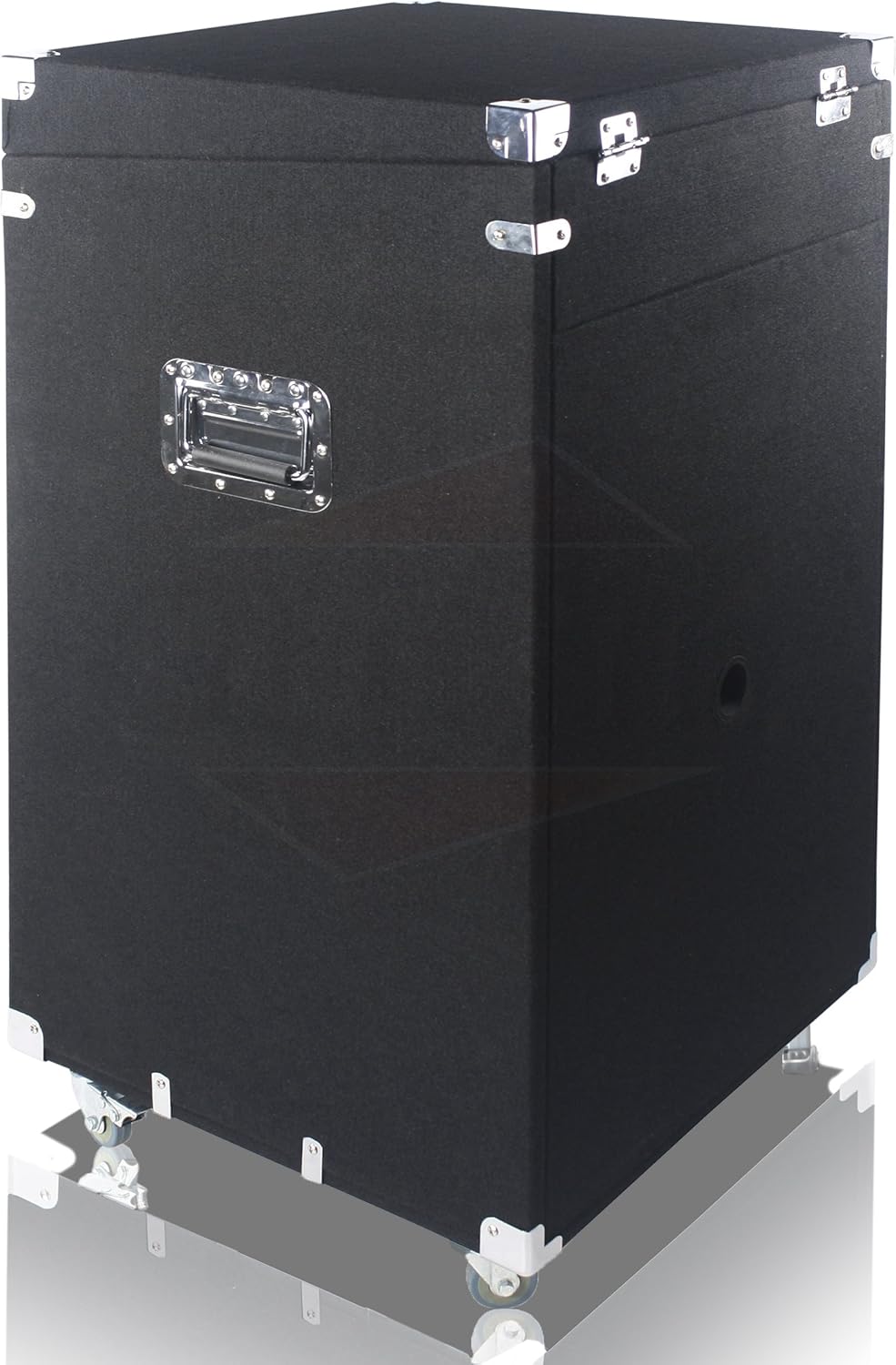 Griffin Rackmount Studio Mixer Flight Road Case (Ultimate-PROAudio) – 25U Mount Space Amp Cabinet Travel Trunk For Music Gear Recording Equipment – Portable DJ Sound Booth Carpet Rack Stand Cart