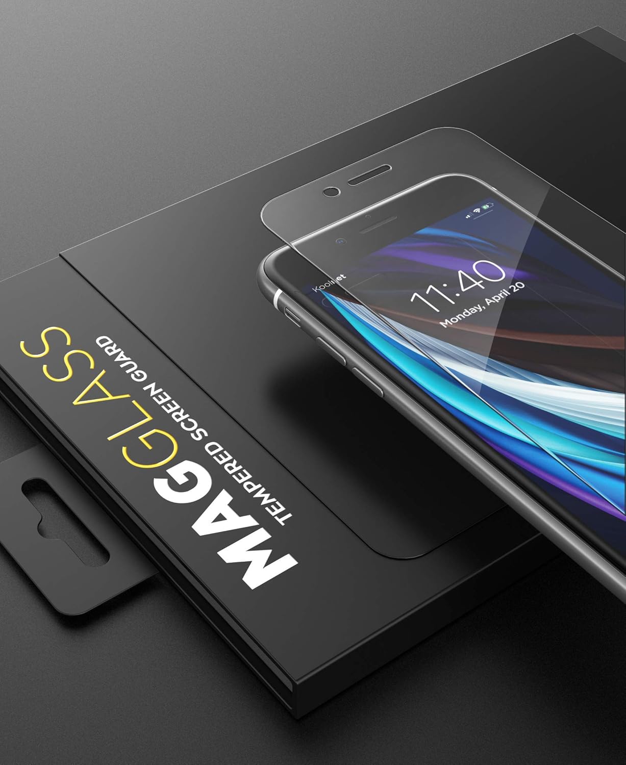 magglass iPhone SE Matte Screen Protector - Anti Glare, Fingerprint Resistant Tempered Glass (SE 2022 3rd Gen/SE 2020) (Matte)