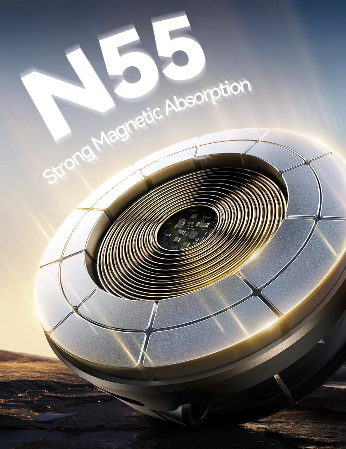 JOYROOM for MagSafe Car Mount Charger, [All-Metal] 15W Fast MagSafe Car Charger, Magnetic Phone Holder for Car Dashboard for iPhone 16 Pro Max Plus/iPhone 15 14 13 12 Pro Max Plus, Dark Blue