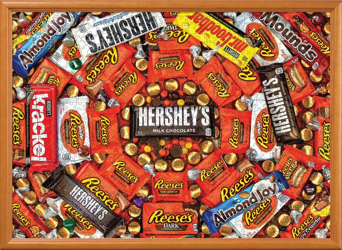MasterPieces 1000 Piece Jigsaw Puzzle for Adults, Family, Or Youth - Hershey's Swirl - 19.25"x26.75"