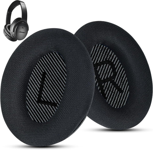 Fabric Comfort - Wzsipod Ear Pads for Bose Quiet Comfort 35/ QC35ii Headphones, Compatible with QC45 QC35ii QC25 QC15 & More Series, Replacement Exclusive Styles, S1