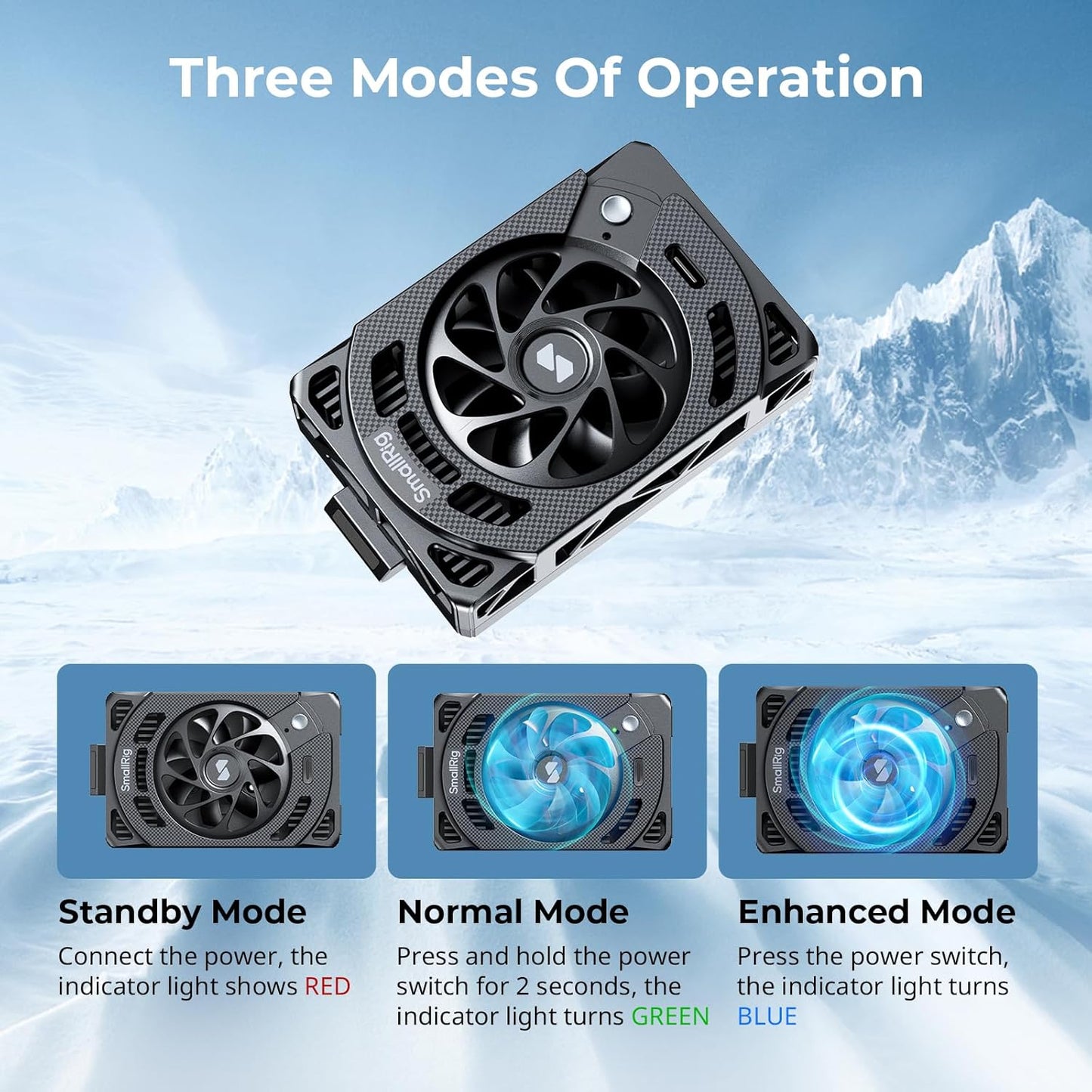 SmallRig TEC Camera Cooling Fan for Sony Mirrorless Camera, External Camera Cooling System with TEC Cooling Module for ZV-E1/ZV-E10 II/ZV-E10/ZV-1/ZV-1F/A7 IV/A7S III/A7C/A7C II/A7CR/A6700/FX3/FX30
