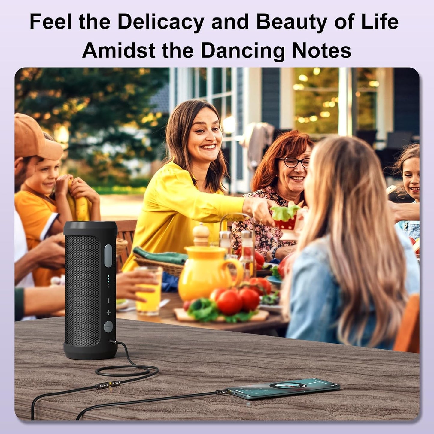 J&D 3.5mm TRRS Cable, 1/8 Inch 4 Pole TRRS Jack Male to Female Auxiliary Extension Cable for Headphones, Car Stereos, Phones and Speakers, 3 Feet