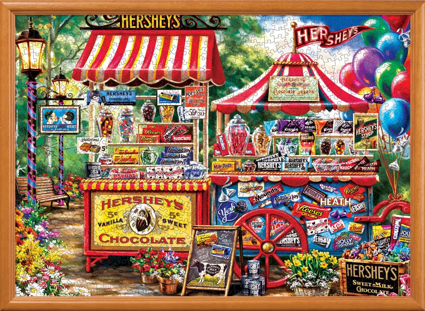 MasterPieces 1000 Piece Jigsaw Puzzle for Adults, Family, Or Youth - Hershey's Stand - 19.25"x26.75"