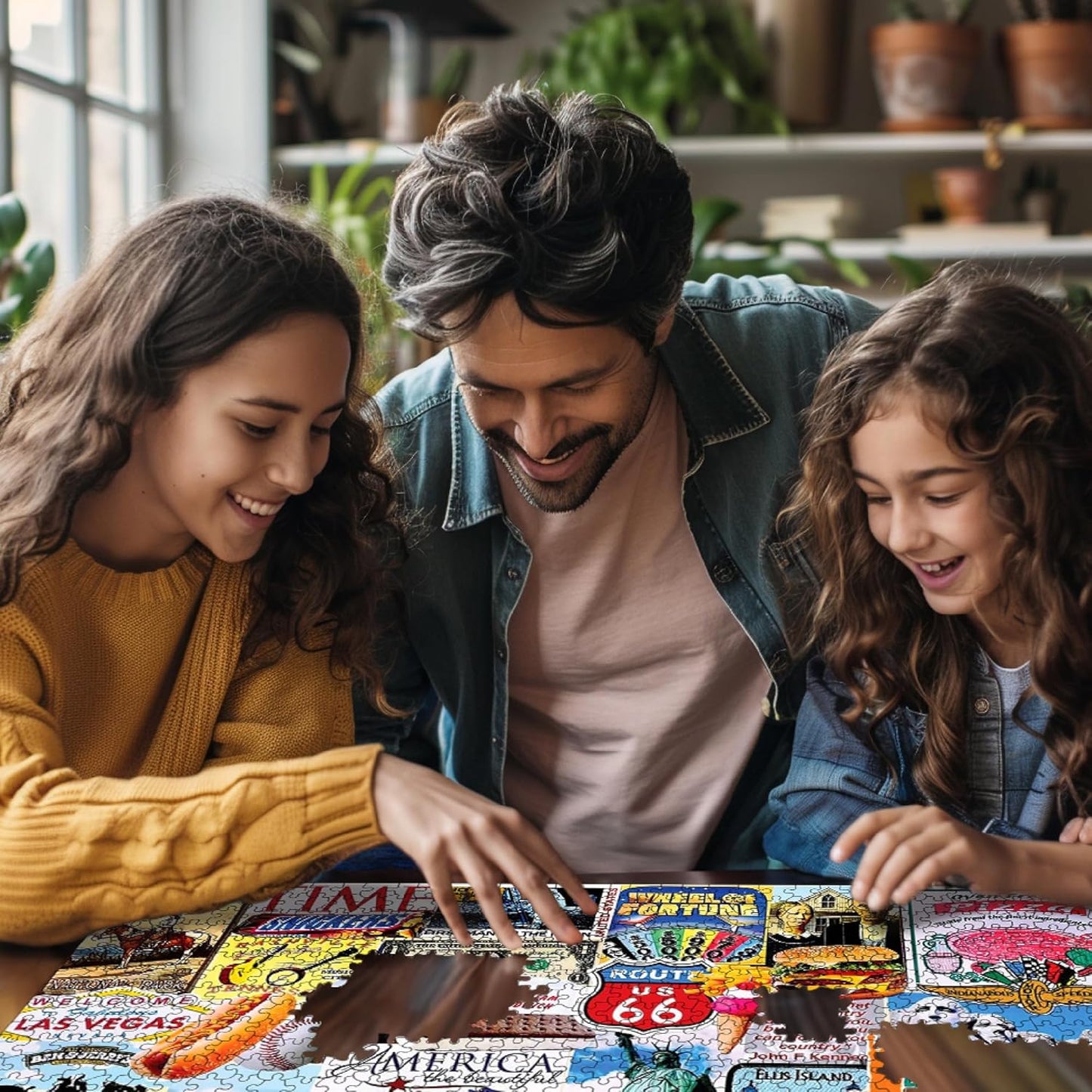 White Mountain Puzzles I Love America - 1000 Piece Jigsaw Puzzle