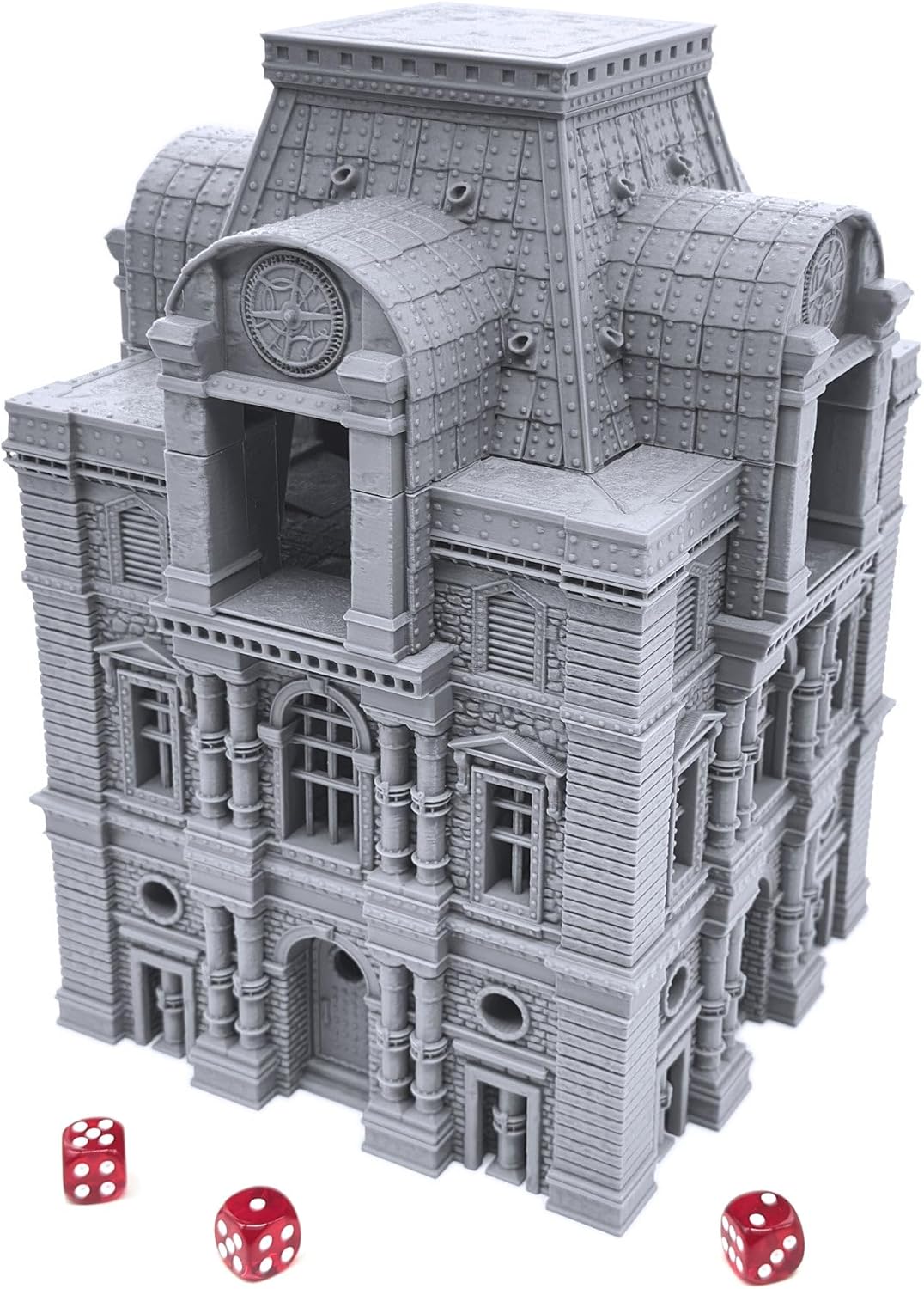 Barrel Riders Barracks by Printable Scenery, 3D Printed Tabletop RPG Scenery and Wargame Terrain 28mm Miniatures