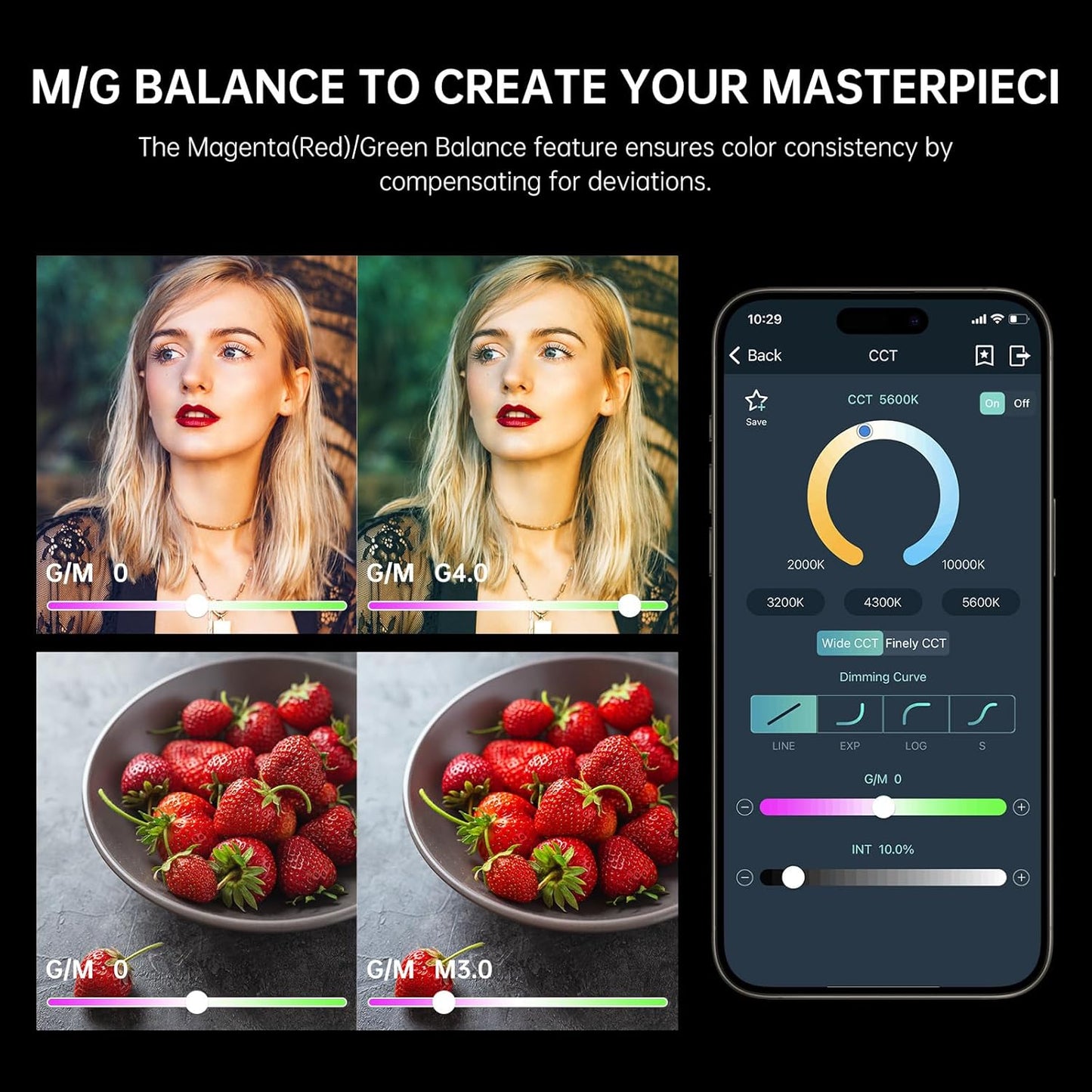 GVM RGB 300W Video Light Kit with Parabolic Softbox and Stand, Photography Lighting for Camera Studio Recording with Bowen Mount, COB Film Light with APP&DMX, Aluminum Alloy, 2000-10000K, CRI 97+