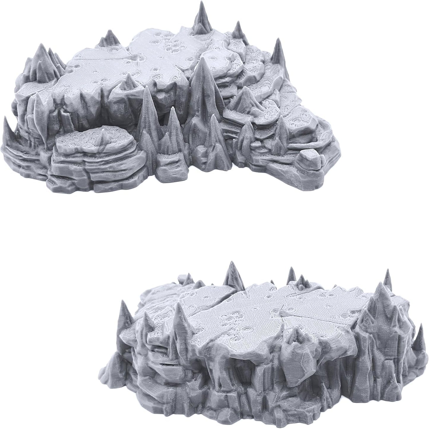 EnderToys Raised Caverns by Printable Scenery, 3D Printed Tabletop RPG Scenery and Wargame Terrain 28mm Miniatures