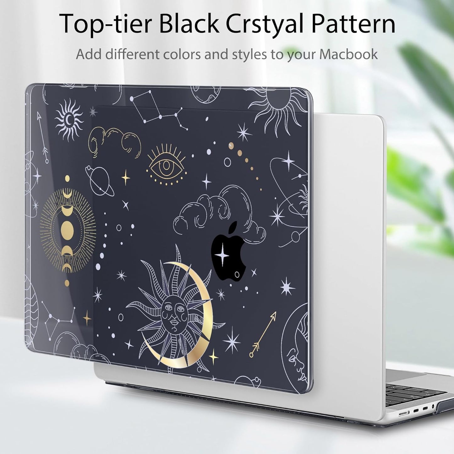 Tuiklol for M4 MacBook Pro 14 Inch Case 2024-2021 Release A3112 A3401 A3185/M3 A2918 A2992/M2 A2779/M1 A2442 Pro/Max Chip,Hard Shell Case with Screen Protector for Touch ID, Magic