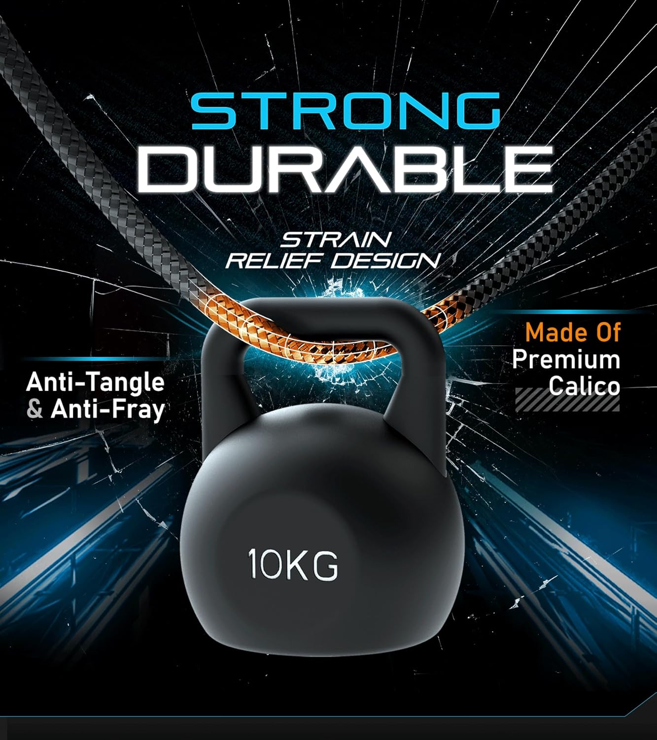 Futurizta Tech [Upgraded] Zeus-X 6-in-1 Universal Multi Cable (6.6ft/2m) Fast Charging 60W Laptop PD, QC3.0 & 27W iPhone Fast Charging & Data Sync, Military Grade Braided with Cable Organizer Strap