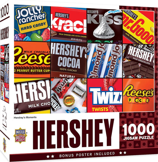MasterPieces 1000 Piece Jigsaw Puzzle for Adults, Family, Or Youth - Hershey's Moments - 19.25"x26.75"