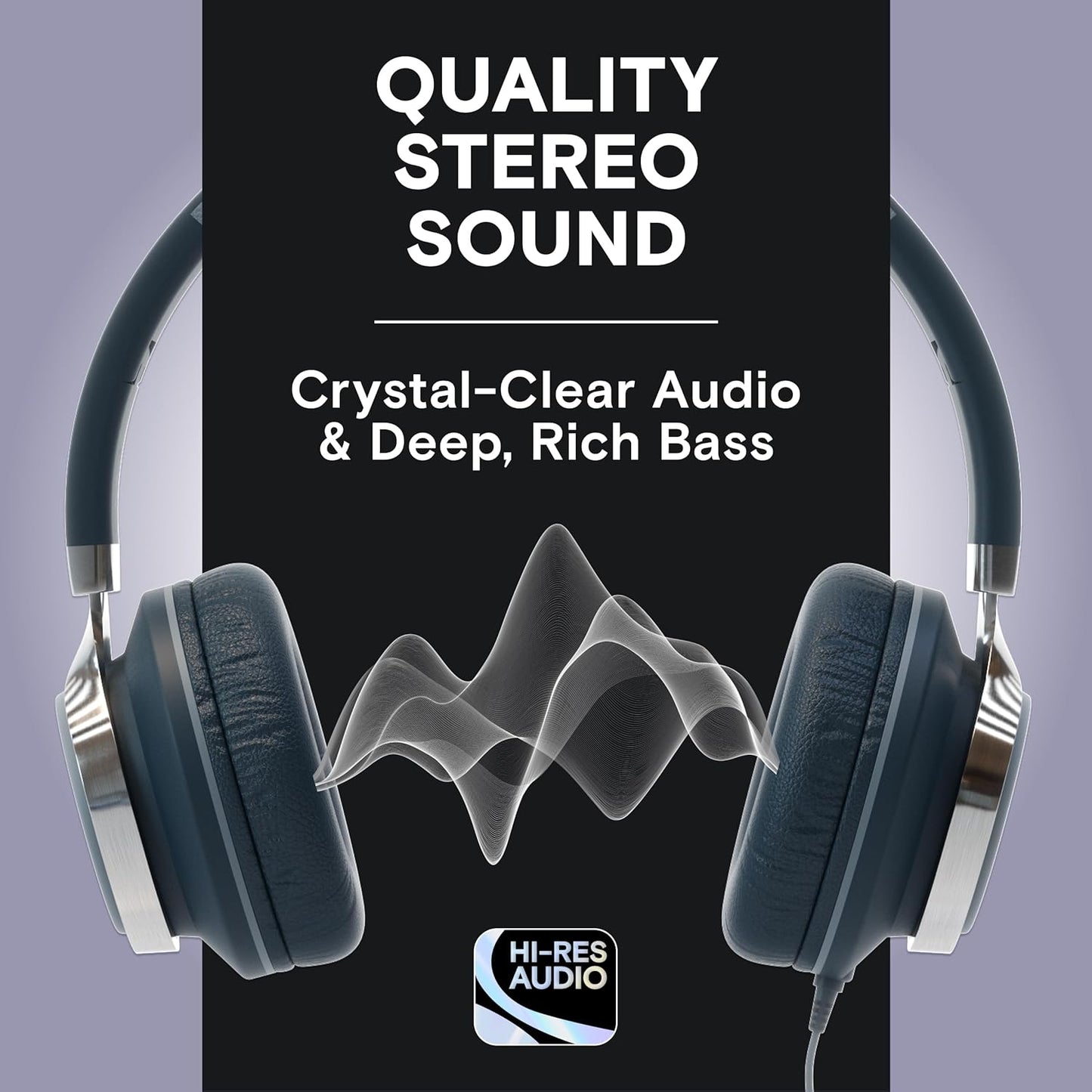 ARTIX CL750 USB C Wired Headphones with Mic & Volume Control Noise Isolating for iPhone 15-16, Samsung Computer Earphones Wired, On-Ear with Wire, Plug in and Play