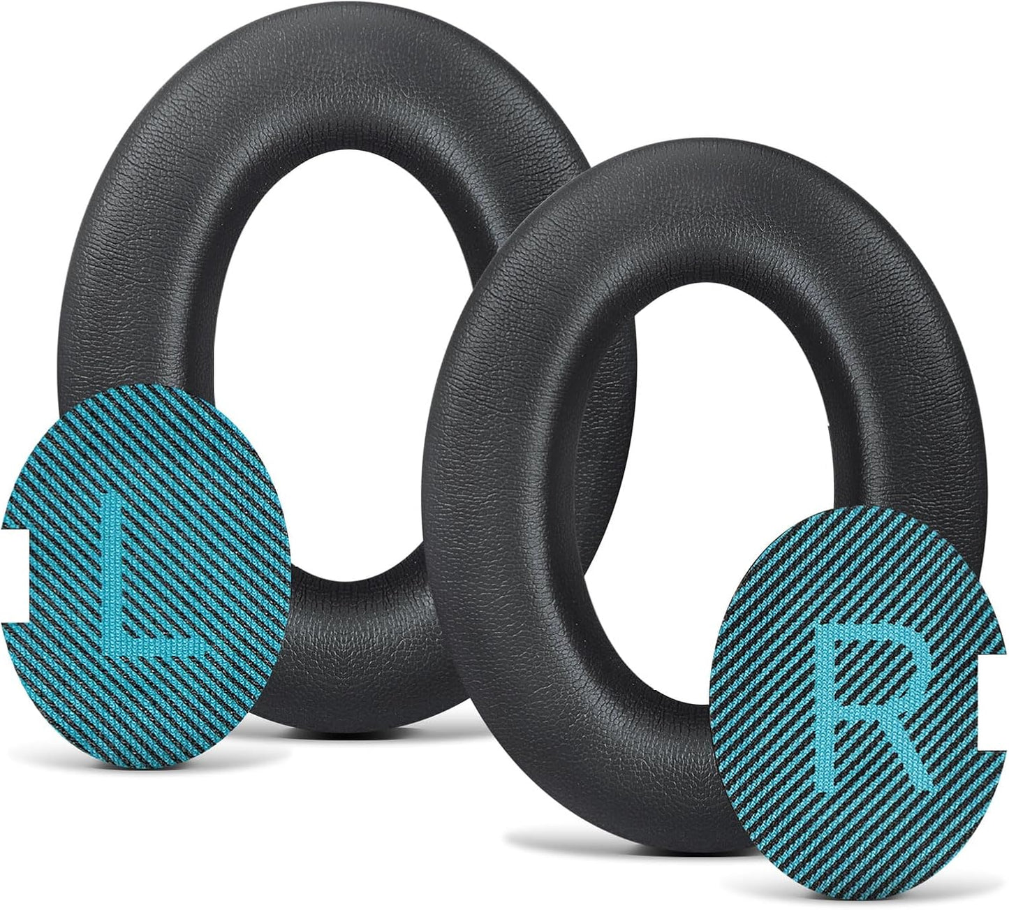 Headphones Replacement Ear Pads, Soft Protein Leather earpad Cushions for AE2/QuietComfort 15/QC25 Headphones, Noise Isolation Memory Foam, Cloud Like Comfort - Black