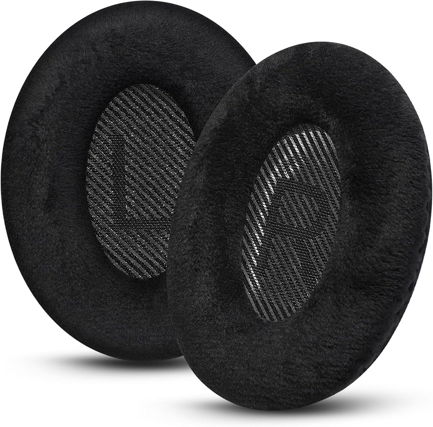 Soft Velour Ear Pads, Replacement Ear Pads for Bose Quiet Comfort QC35 Headphones, with Softer Memory Foam and Durability, with Good Audio Quality