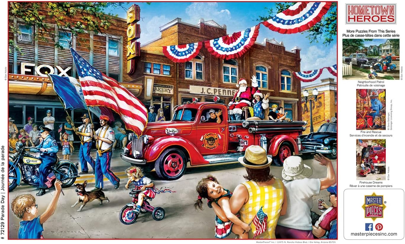 MasterPieces 1000 Piece Jigsaw Puzzle for Adults, Family, Or Youth - Parade Day - 19.25"x26.75"