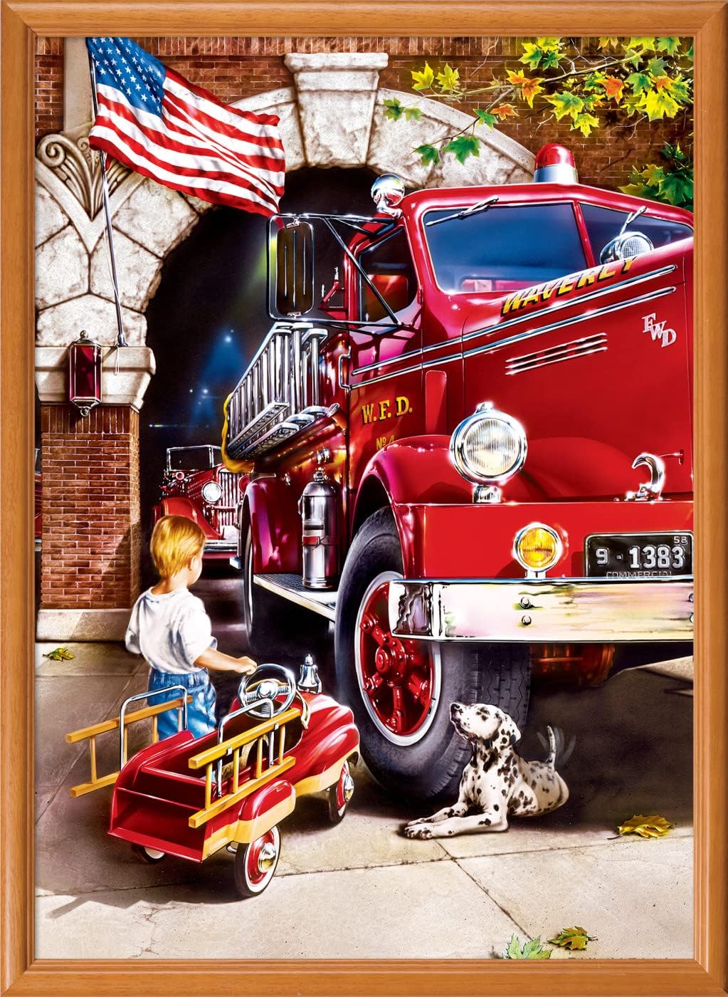 Masterpieces 1000 Piece Jigsaw Puzzle for Adults, Family, Or Kids - Firehouse Dreams - 19.25"x26.75"