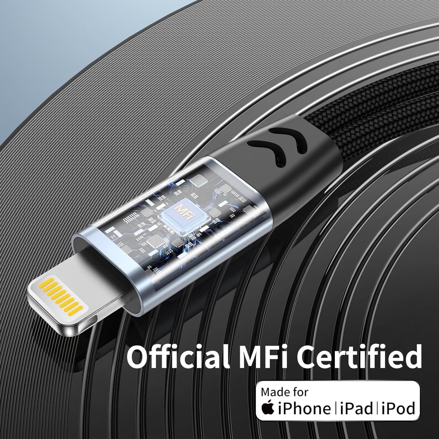 Magnetic Lightning to 3.5mm Headphone Jack Adapter, [Apple MFi Certified] 2 in 1 iPhone Headphone Adapter Aux Audio and Charger Adapter, iPad Headphone Adapter Charging Cable Splitter for iPhone 14 13