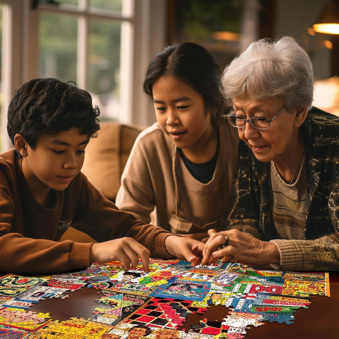 White Mountain Puzzles The Games We Played - 1000 Piece Jigsaw Puzzle