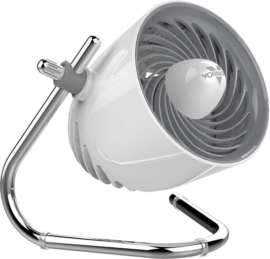 Vornado Pivot Personal Air Circulator, Portable, Desk Fan, Electric, Ice White