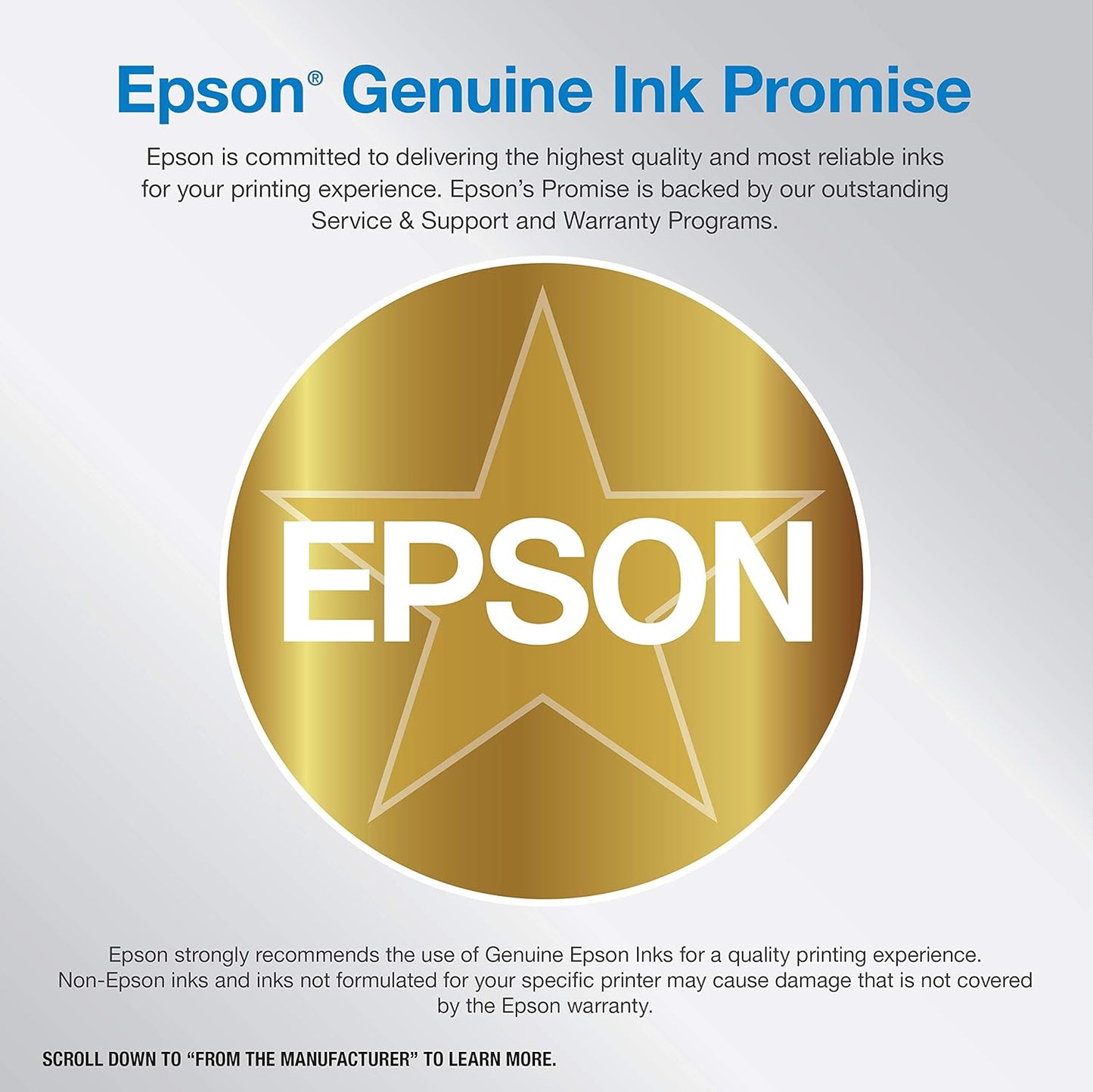 Epson EcoTank Pro ET-5850 Wireless Color All-in-One Supertank Printer, White & T522 EcoTank Ink Ultra-high Capacity Bottle Color Combo Pack (T522520-S)